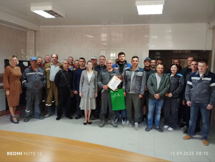 На заслуженный отдых проводили Юцова Игоря Павловича – машиниста экскаватора горного цеха