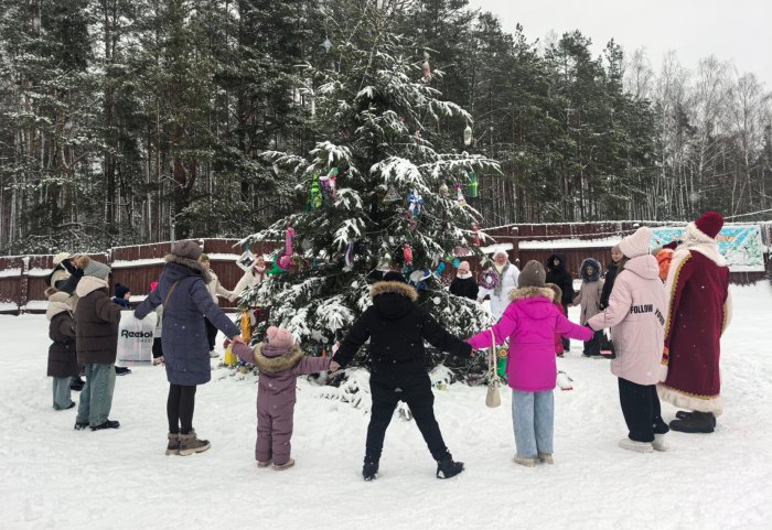 Новогоднее волшебство для деток цементного завода