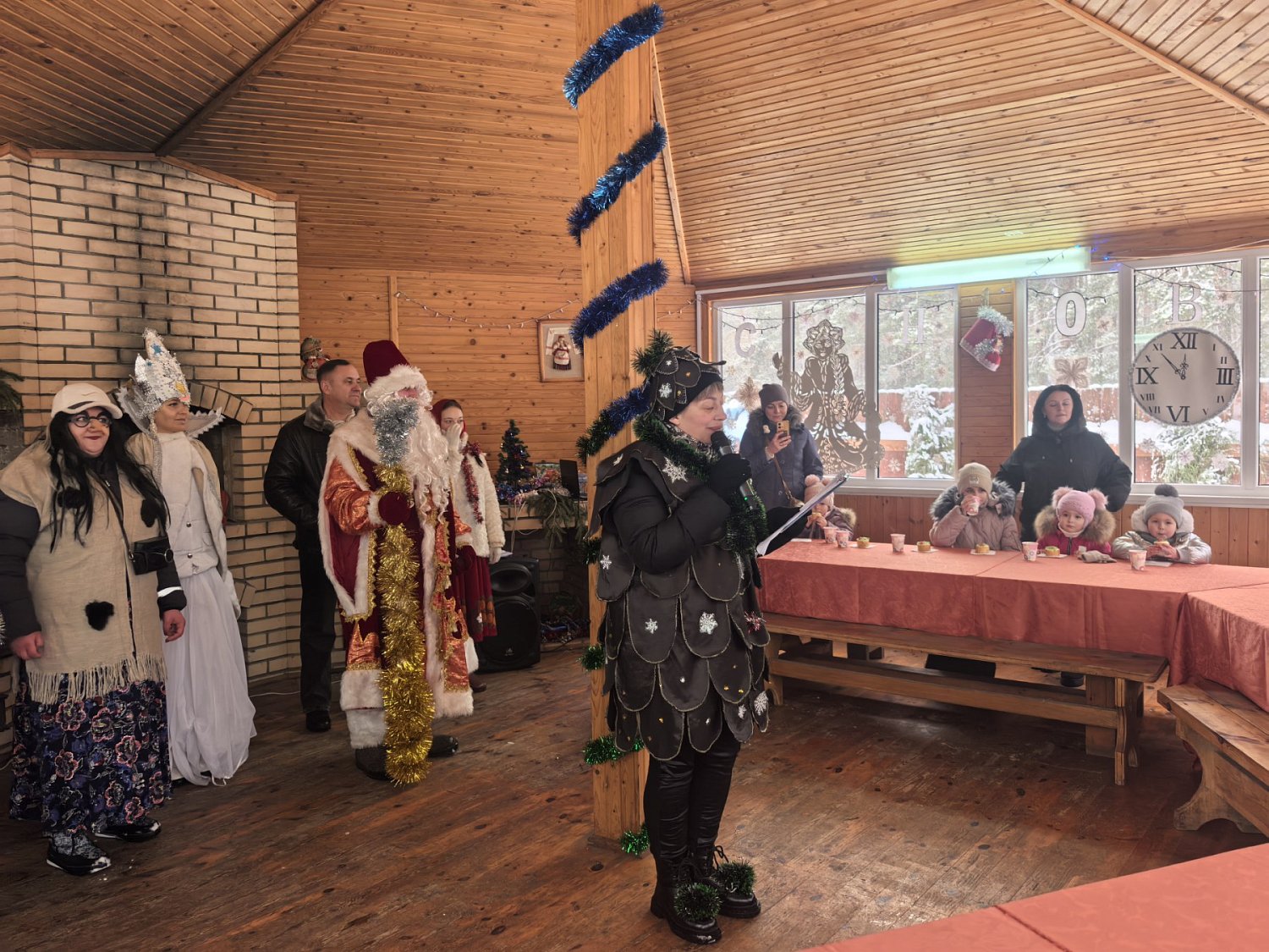 Новогоднее волшебство для деток цементного завода