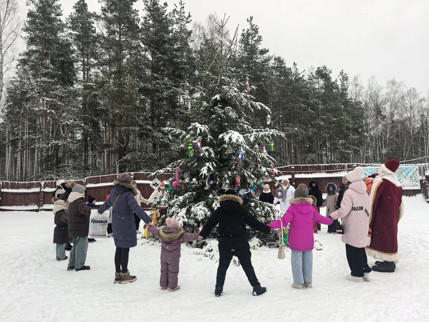 Новогоднее волшебство для деток цементного завода